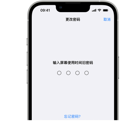 沈阳iPhone屏幕维修分享iPhone屏幕使用时间密码忘记了怎么办 