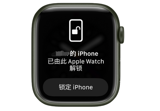 沈阳苹果手机维修分享用 AppleWatch 解锁配备面容 ID 的 iPhone方法 